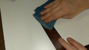 Изготовление ремня из кожи с прошивкой. Ручная работа.
