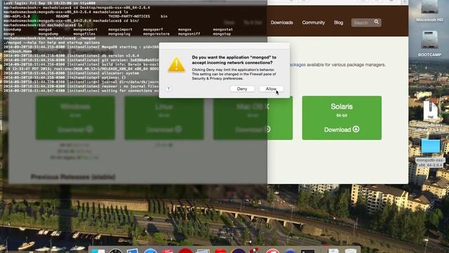 Como rodar MongoDB em ambiente de desenvolvimento Mac/Linux смотреть онлайн