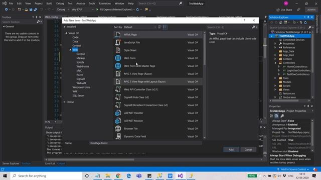 MVC Application In C# ASP NET with Session Timeout Implementation || In Hindi смотреть онлайн