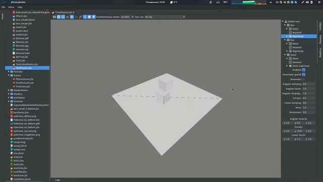 jMonkeyBuilder 1.6.1: Physics enhancements смотреть онлайн