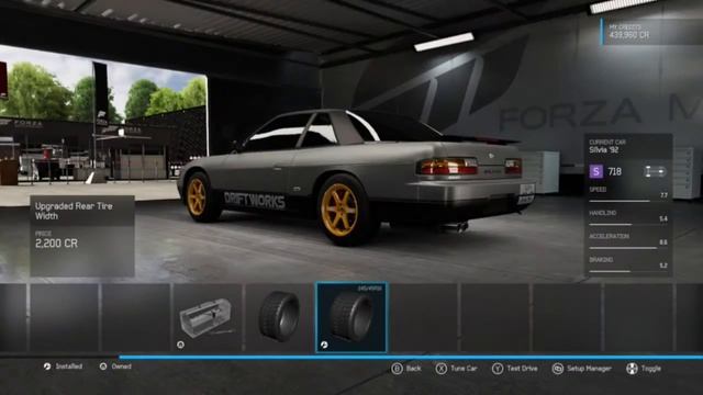 Forza Motorsport 6 Nissan Silvia S13 Drift Tune смотреть онлайн