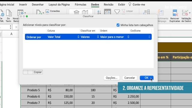 CURVA ABC (O Que É e 03 Passos Práticos para Aplicar na sua Empresa Usando o Excel) смотреть онлайн