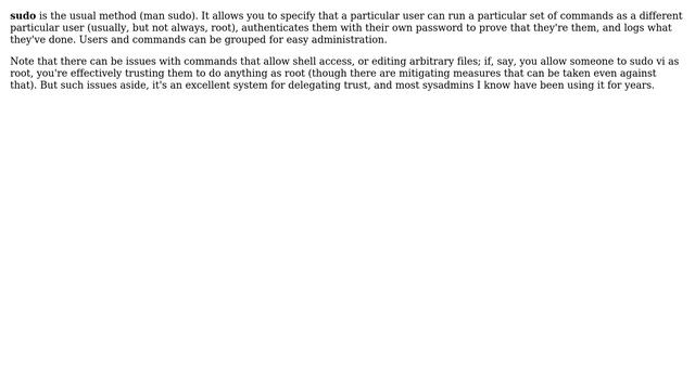 In RHEL5, How to authorize common user to use command such as userdel and useradd смотреть онлайн