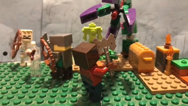 Lego Minecraft dungeons fight… stop motion смотреть онлайн