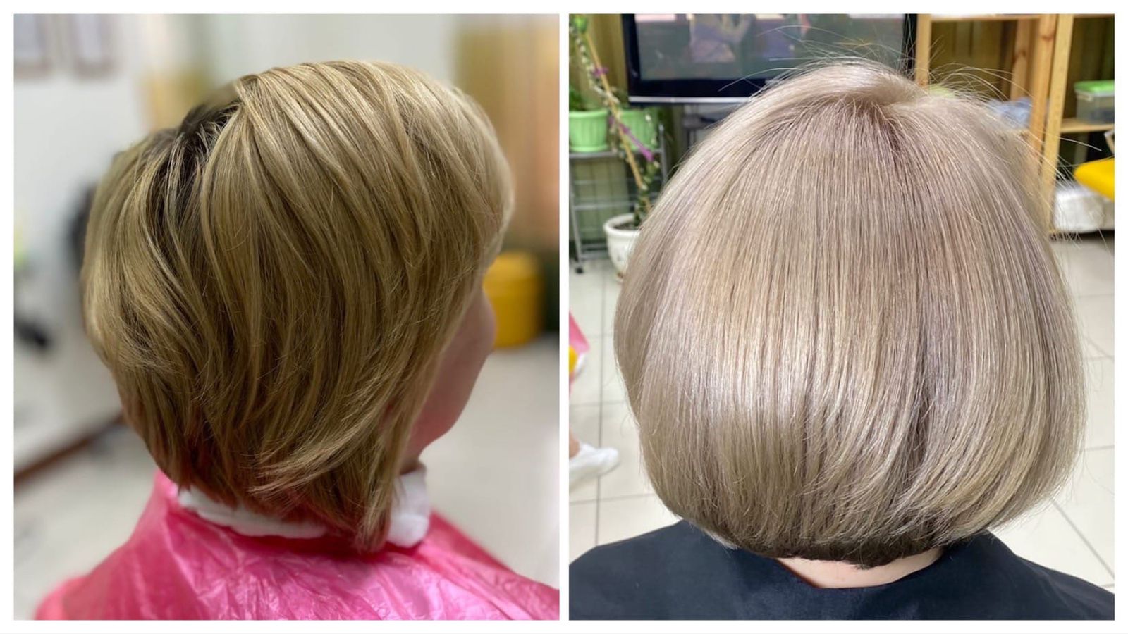 Песочный бежевый блондин из желтых волос без обесцвечивания Light beige blonde смотреть онлайн