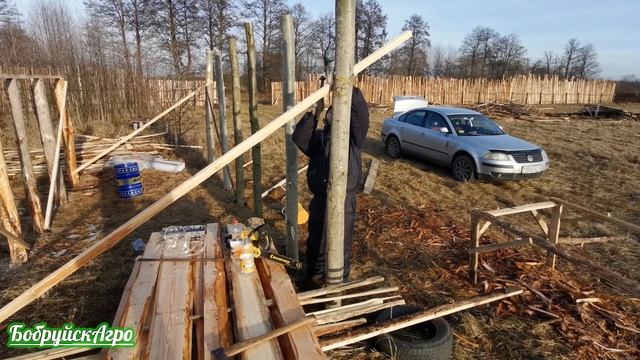 ЛенчикВлог или как мы сарайку строим смотреть онлайн