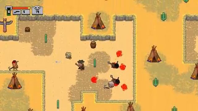 КОВБОИ против ИНДЕЙЦЕВ - Игра Dead Dust. Битва на диком западе смотреть онлайн