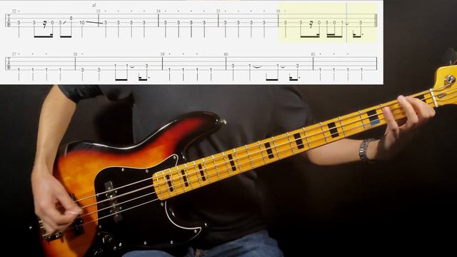 Survivor - Eye Of The Tiger Bass Cover (With Tabs & Backing Track) смотреть онлайн
