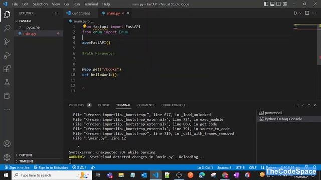 Path Parameters | Part2 | FastAPI Tutorial 2023 смотреть онлайн