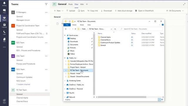 Using OneDrive Client to Sync Teams or SharePoint Online Files to Your PC смотреть онлайн