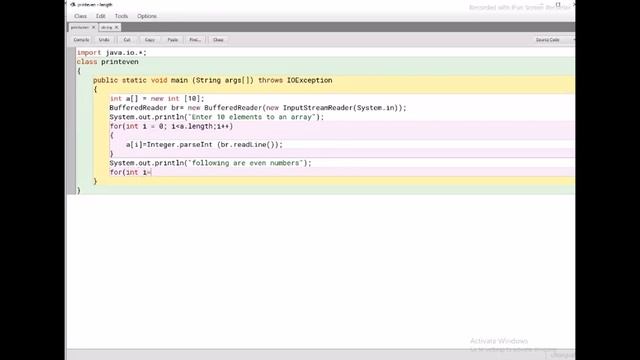 Class 10 ICSE array program .WAP in array to input 10 numbers and print only even numbers смотреть онлайн