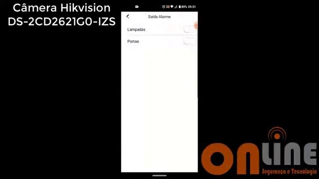 Câmera DS-2CD2621G0-IZS Acionamento de motor via App. смотреть онлайн