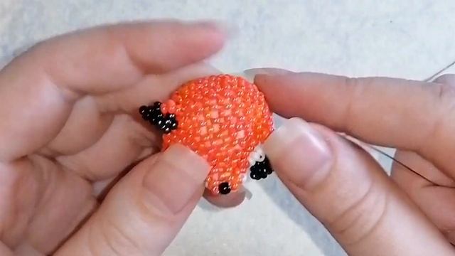 Fox. Part 8. Ears. Toys from beads. Beads amigurumi. Fox from beads. Tutorail смотреть онлайн