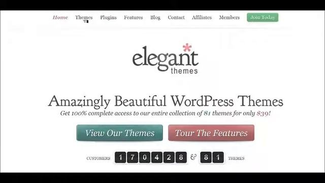 Affordable Premium Wordpress themes pack - Elegant Themes review смотреть онлайн