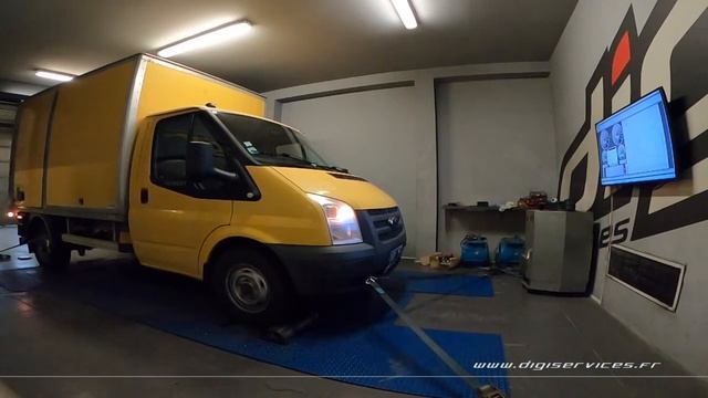 Ford Transit 2.2 TDCI 115cv Reprogrammation Moteur @ 183cv Digiservices Paris 77 Dyno смотреть онлайн