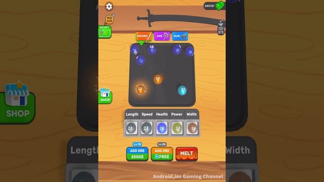 Sword Melter - All Levels Gameplay Android,ios (Part 107) смотреть онлайн