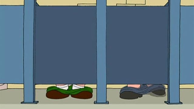 Питер Гриффин - в туалете