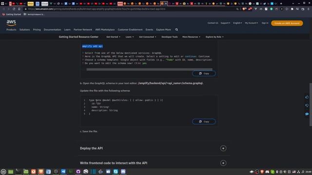 AWS: Add a GraphQL API and Database смотреть онлайн
