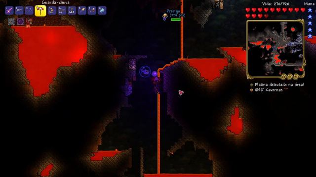 Passeando No 𝓲𝓷𝓯𝓮𝓻𝓷𝓸 Do Terraria 🌂