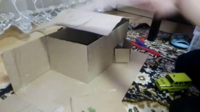 игрушечный гараж своими руками из картона смотреть онлайн
