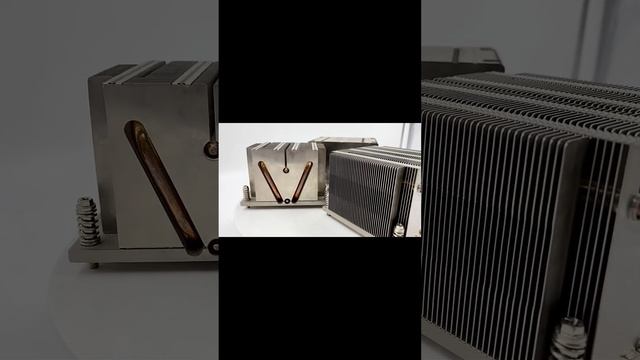 Heat Pipe Attached Fins Copper Aluminum Base Soldered Miner Heatsink #heatsink смотреть онлайн