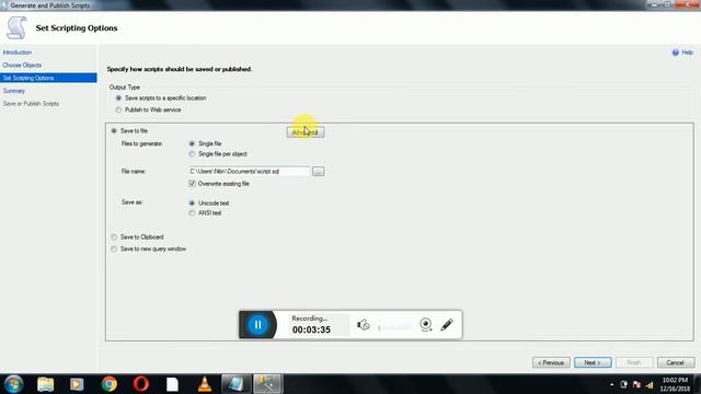 How to generate sql server script with data? смотреть онлайн