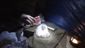 Ночевка в зимнем лесу. Мороз за -25