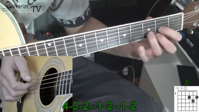 How to play The Eagles - Hotel California (Guitar lesson) EASY смотреть онлайн