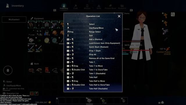 CRAFTOPIA - The Ultimate Beginner's Guide: Part Two - The HUD and Game Menus смотреть онлайн