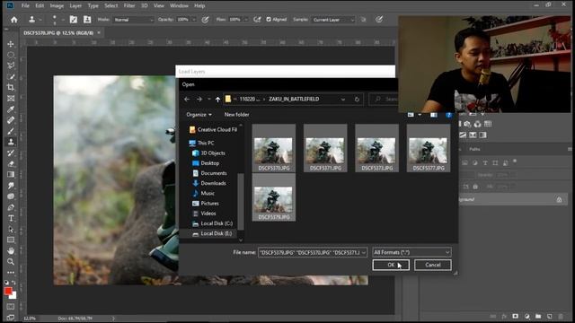 Focus Stacking in Photoshop for Toy Photography (English Sub) смотреть онлайн