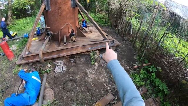 Устранение крена на башне Рожновского. МО/СНТ Искан/май 2020 г/Часть 2 смотреть онлайн