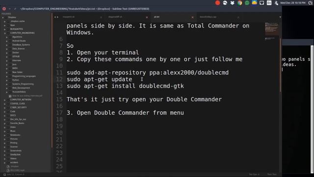 HOW TO INSTALL DOUBLE COMMANDER ON UBUNTU смотреть онлайн