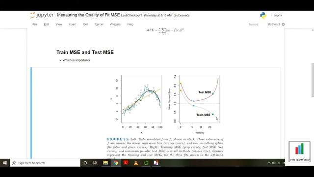 Machine Learning Book|What is mean square error?|How to measure MSE in python?Train MSE and Test MS смотреть онлайн