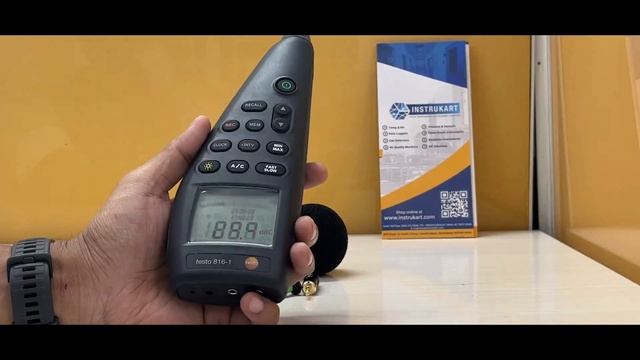 dB Meter for Sound Level Measurement | Testo 816-1 | Instrukart смотреть онлайн