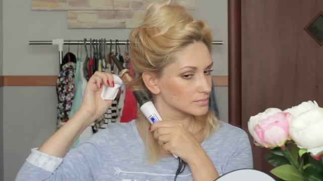 Объем и Локоны Конусной Плойкой / Крутим волосы плойкой смотреть онлайн