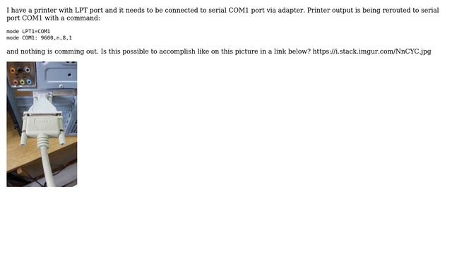 Connect LPT printer to serial port (2 Solutions!!) смотреть онлайн