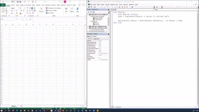 VBA Automation for Excel 2019 Cookbook | 11. Handling Errors смотреть онлайн