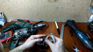 Ремонт дрели Bosch PSB 500R. Не включается. Восстановление не рабочей оригинальной кнопки