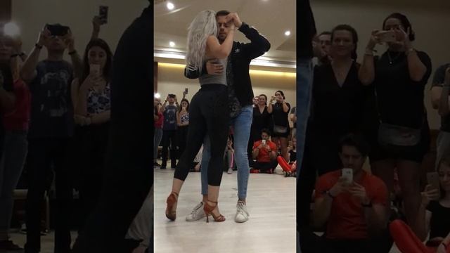Sara Lopez & Nuno - Kizomba Demo İstanbul international dance Festival смотреть онлайн
