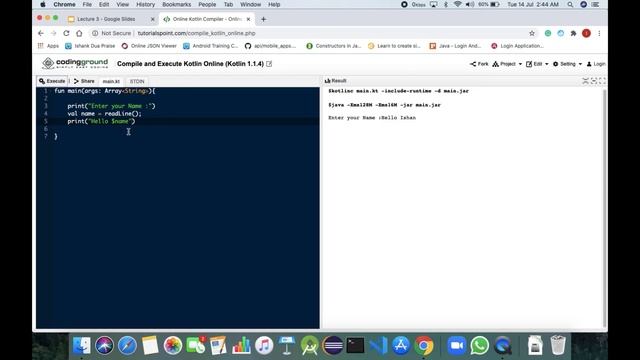 Kotlin Taking Input from User | readLine() Method - Tutorial #3 смотреть онлайн