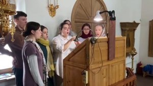 О ТЕБЕ РАДУЕТСЯ. Задостойник на Литургии Василия Великого. Греческий распев гарм. С. Смоленский