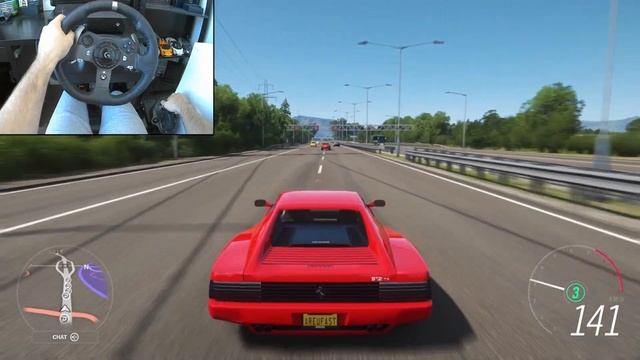 Ferrari 512 Testarossa - Forza Horizon 4 | Logitech G920 + Shifter Gameplay смотреть онлайн