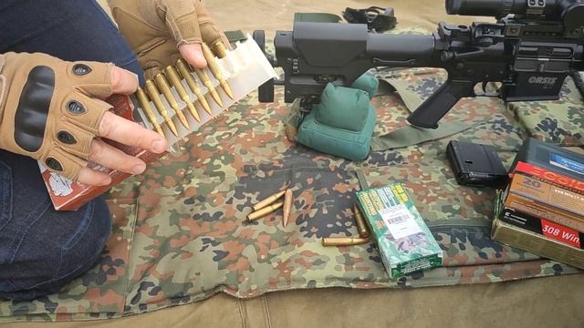 Отстрел на кучность 308 патронов с AR 10 смотреть онлайн