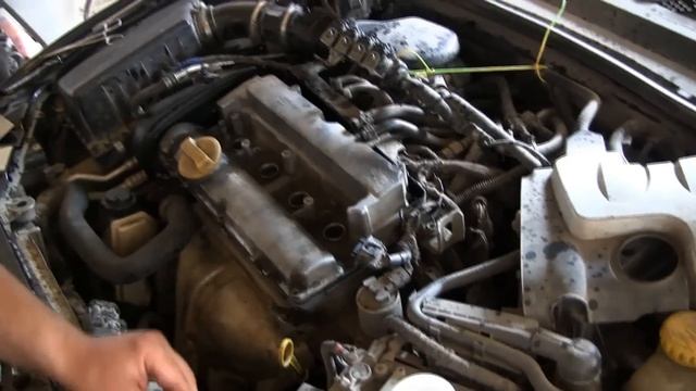 Замена прокладки крышки клапанов OPEL Vectra B смотреть онлайн