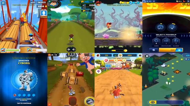 Subway Surfers 2019 San Francisco VS Ben 10 BoBoiBoy Galaxy Run Looney Tunes Miraculous Ladybug смотреть онлайн