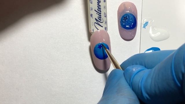 Черника на ногтях. Дизайн ногтей голубика смотреть онлайн