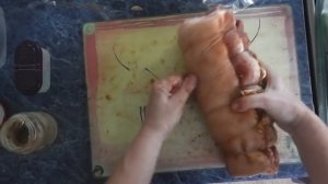 Рецепт: Рулет из свинины в рукаве