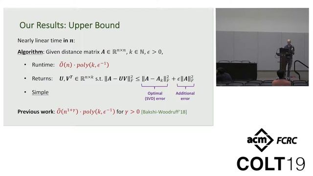 Sample-Optimal Low-Rank Approximation of Distance Matrices смотреть онлайн