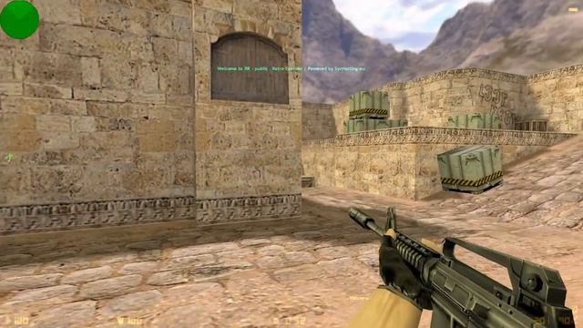 Cs 1.6 #1 Игра 2 на 2 смотреть онлайн
