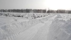 Тикси 250 по глубокому снегу